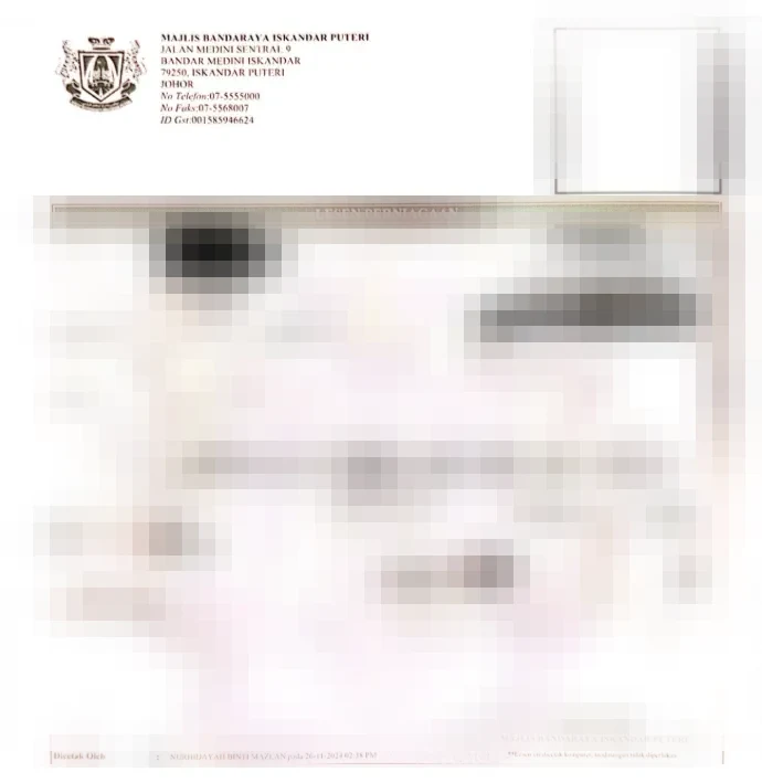 Jordan HK Sutera Mall Sdn. Bhd. – MBIP Business License case by Conzlab