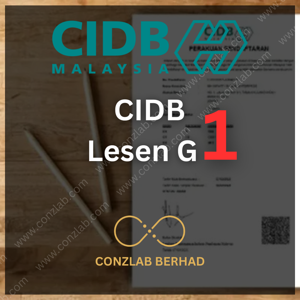 CIDB G1 执照 申请服务