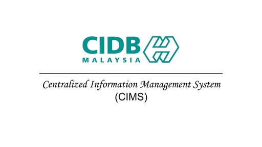 CIDB - CIMS Account Management & Administration